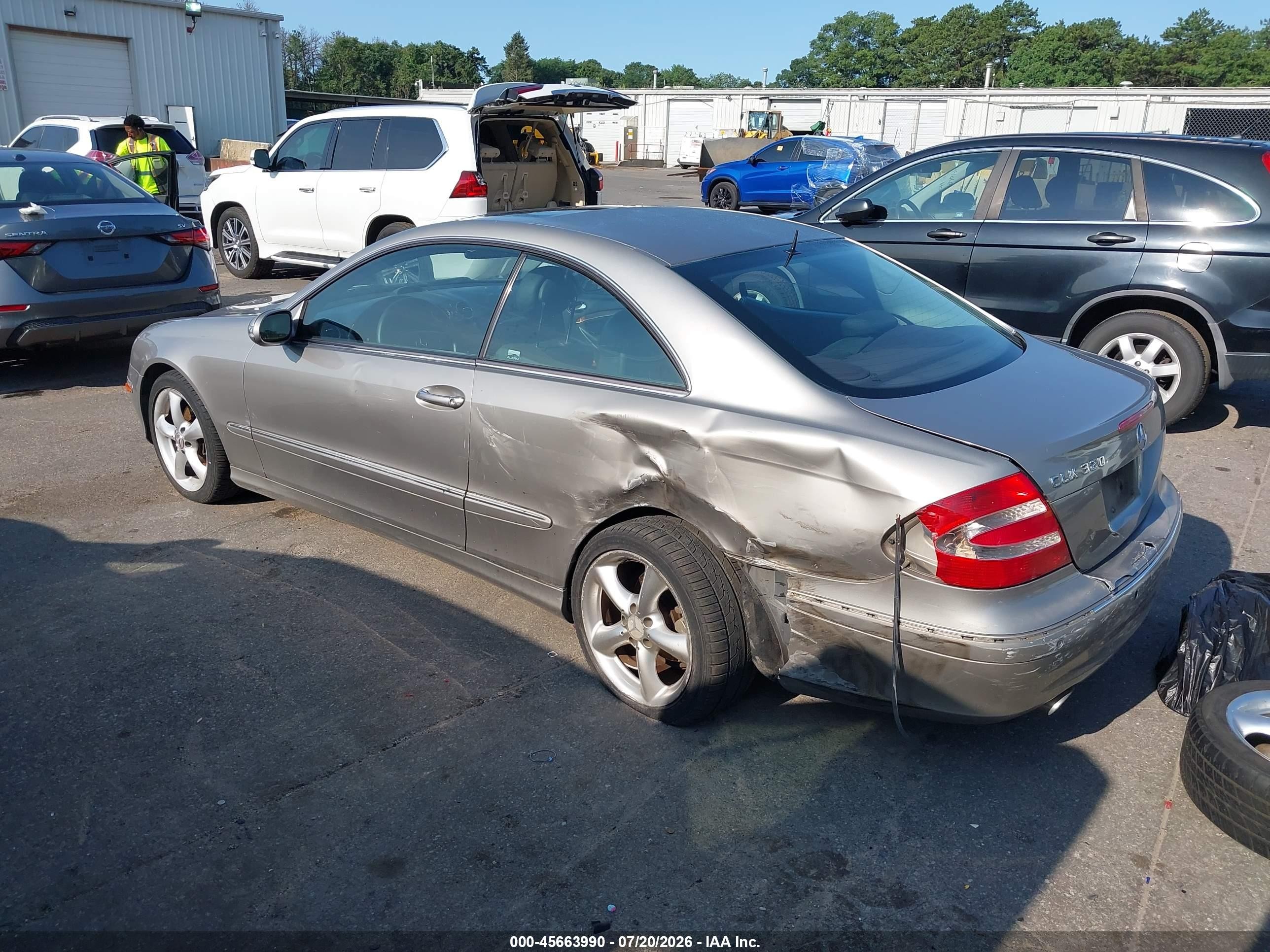 2004 Mercedes-benz Clk 320   Gray vin: WDBTJ65JX4F078799