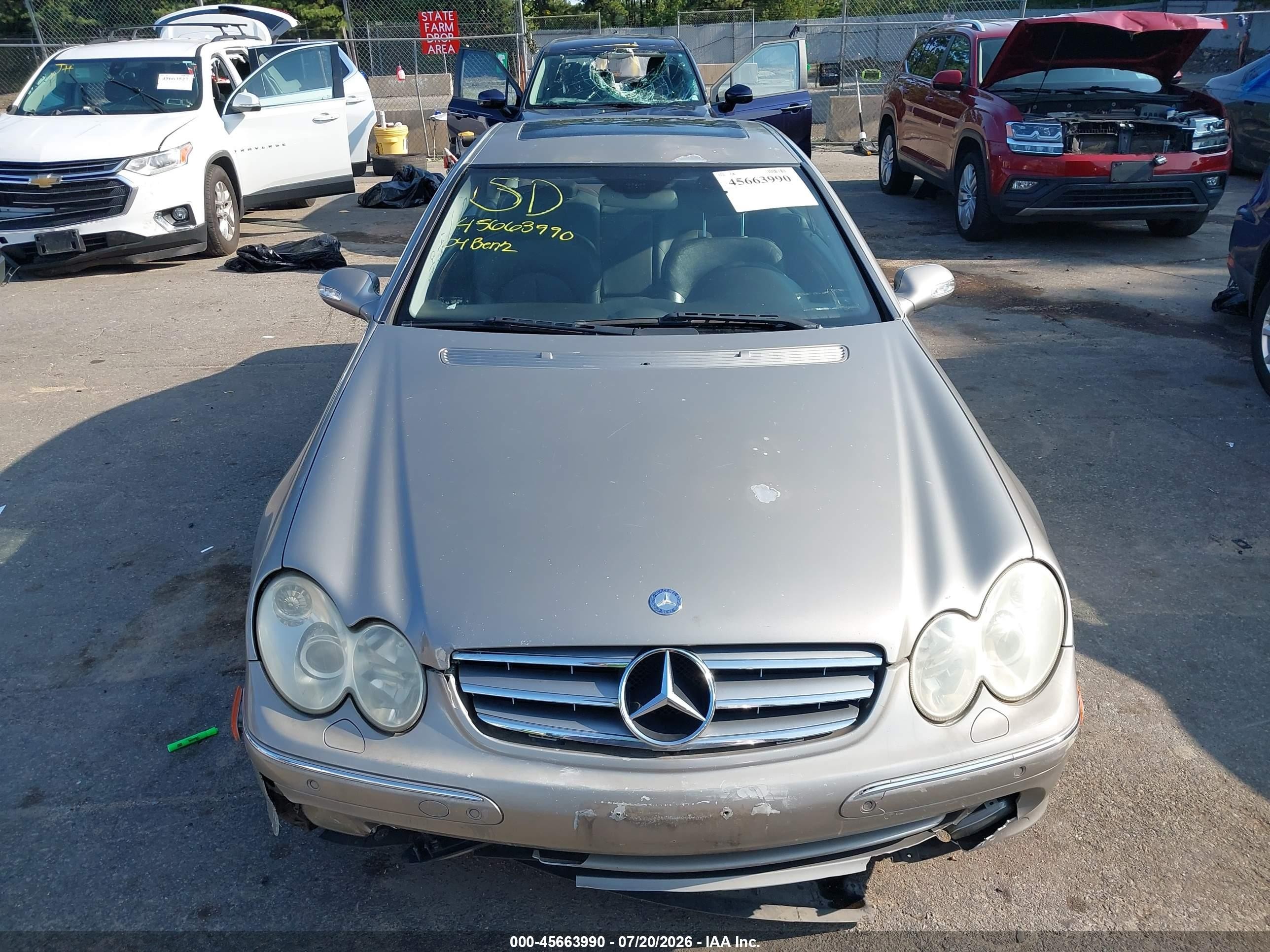 2004 Mercedes-benz Clk 320   Gray vin: WDBTJ65JX4F078799
