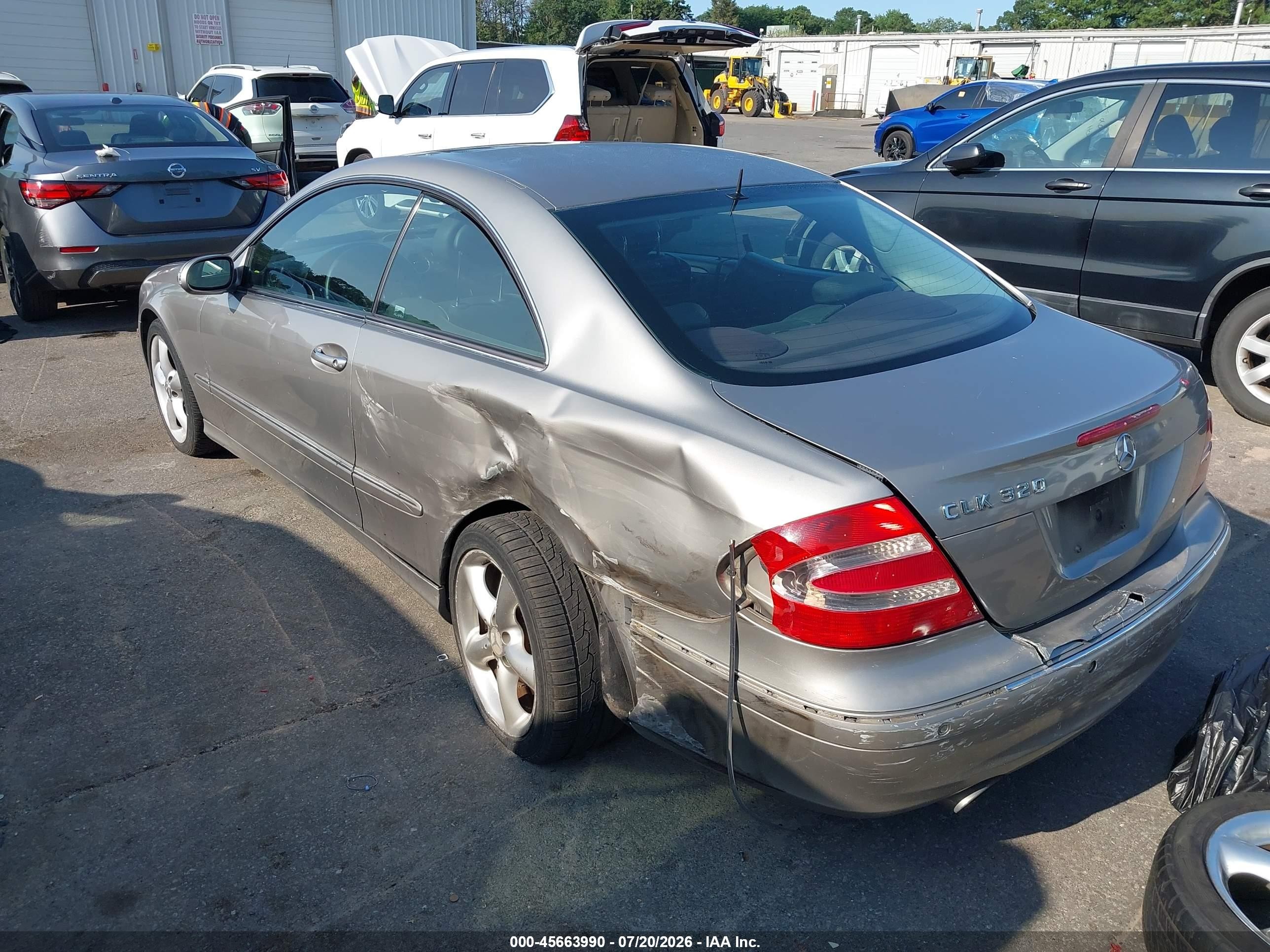 2004 Mercedes-benz Clk 320   Gray vin: WDBTJ65JX4F078799