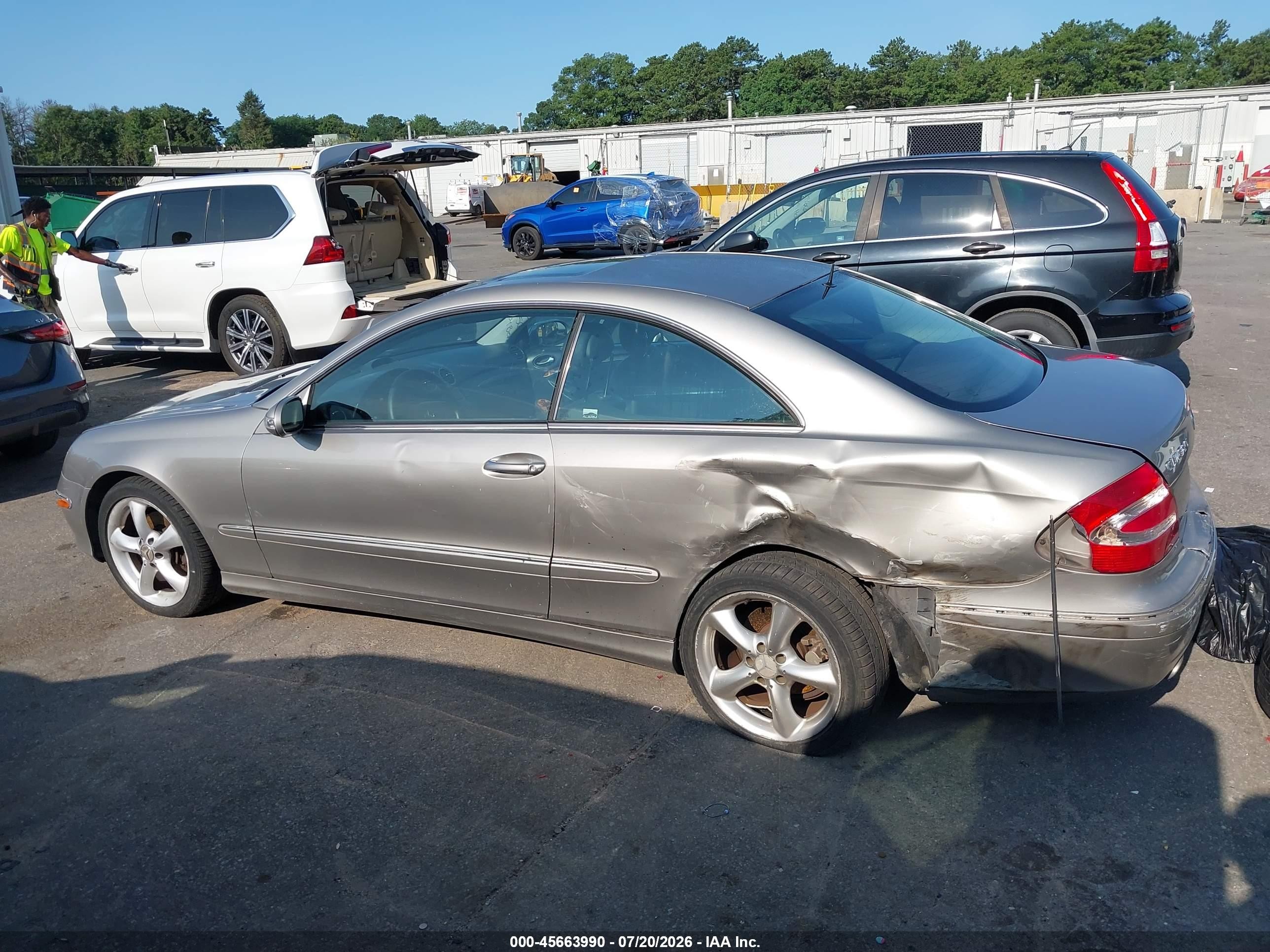 2004 Mercedes-benz Clk 320   Gray vin: WDBTJ65JX4F078799
