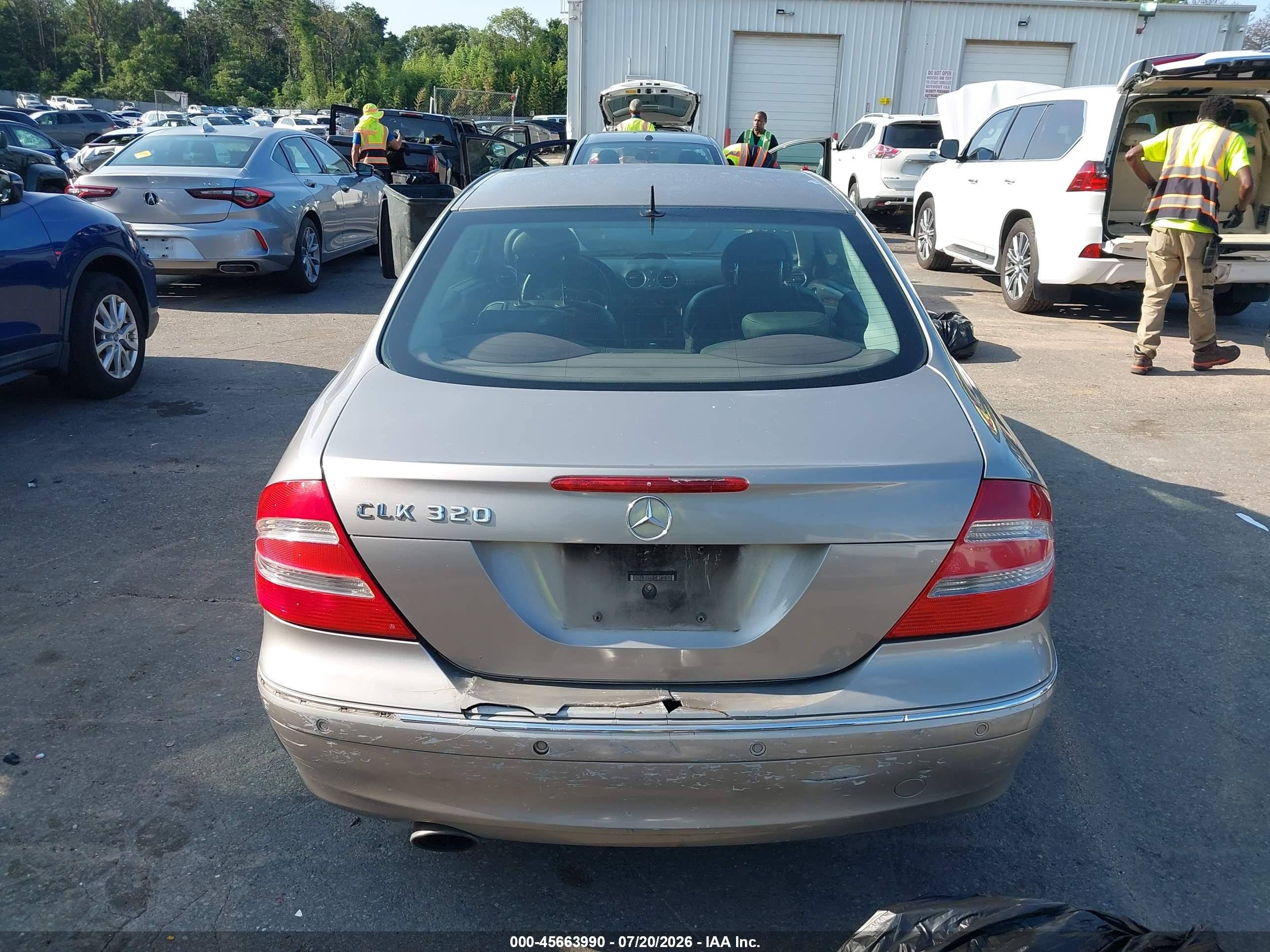 2004 Mercedes-benz Clk 320   Gray vin: WDBTJ65JX4F078799