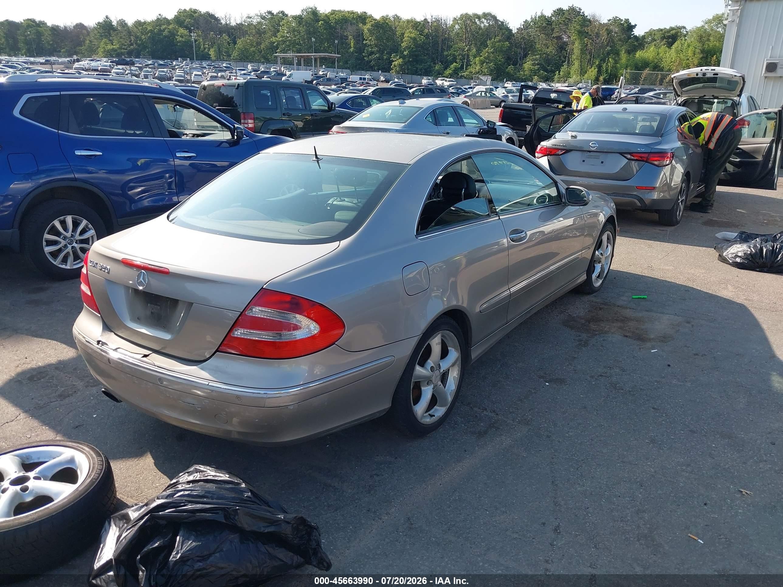 2004 Mercedes-benz Clk 320   Gray vin: WDBTJ65JX4F078799
