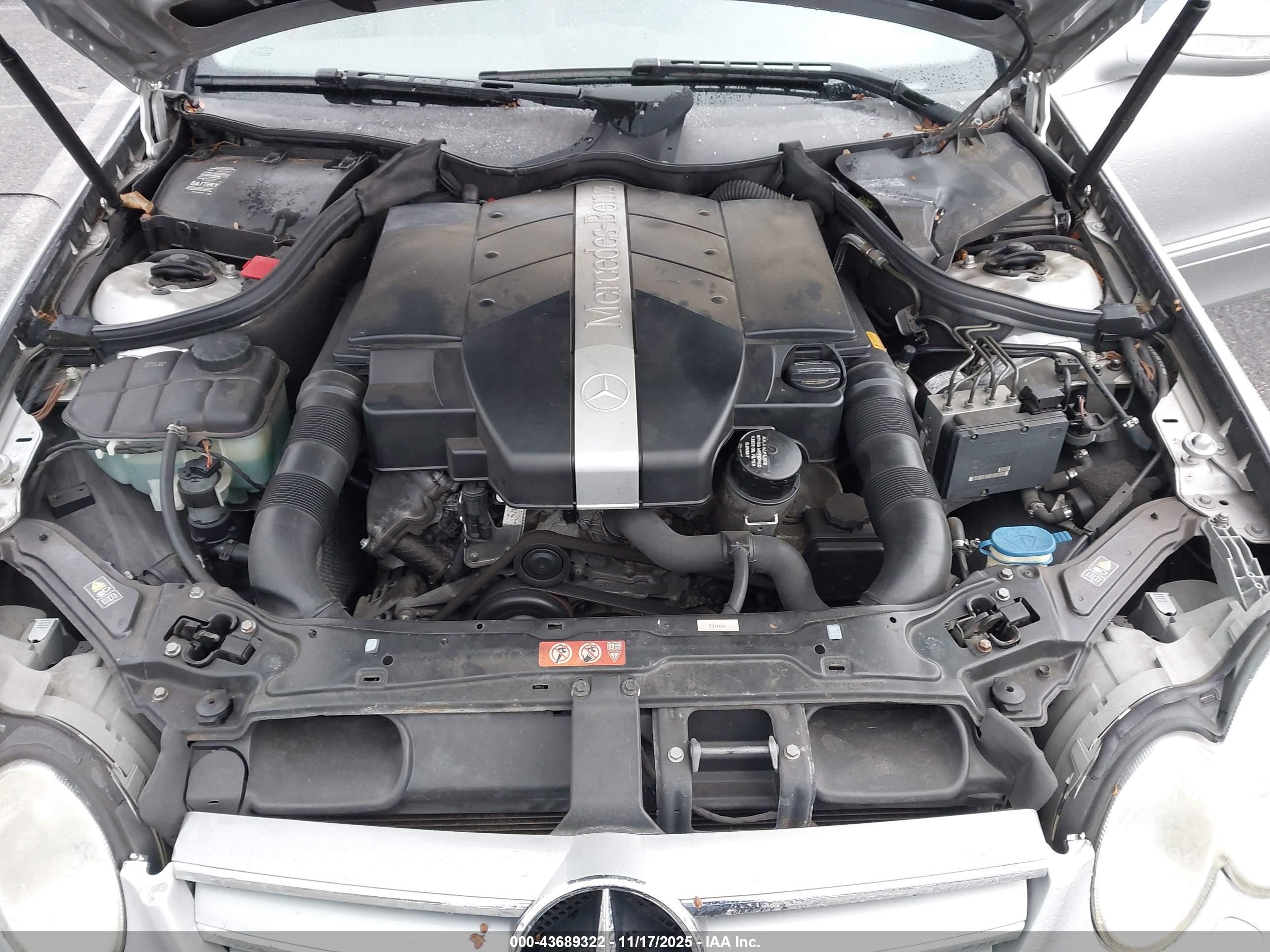 2005 Mercedes-benz Clk 320c Серебряный vin: WDBTJ65JX5F139957