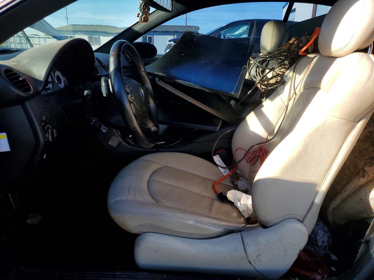 2007 Mercedes-benz Clk 550 Черный vin: WDBTJ72H27F215066