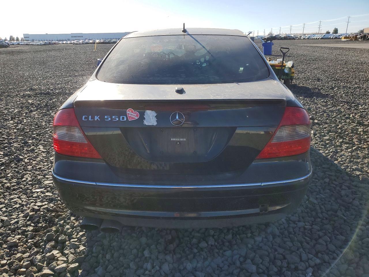 2007 Mercedes-benz Clk 550 Черный vin: WDBTJ72H27F215066