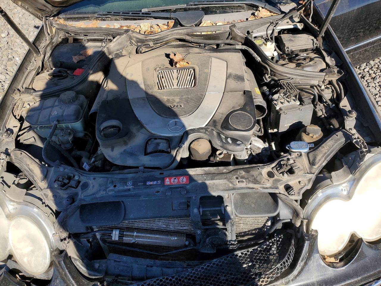 2007 Mercedes-benz Clk 550 Черный vin: WDBTJ72H27F215066