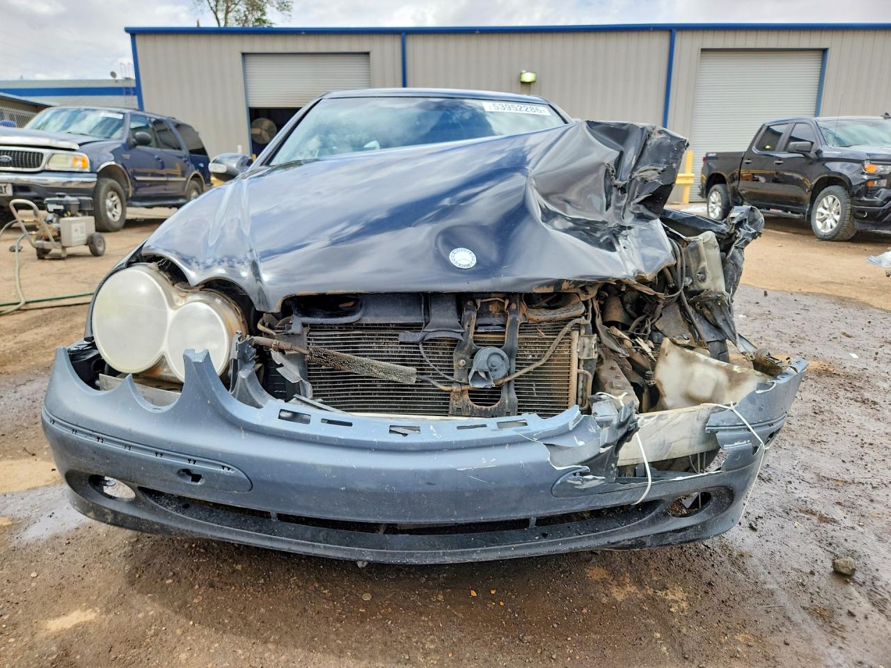 2007 Mercedes-benz Clk 550 Black vin: WDBTJ72H37F217800