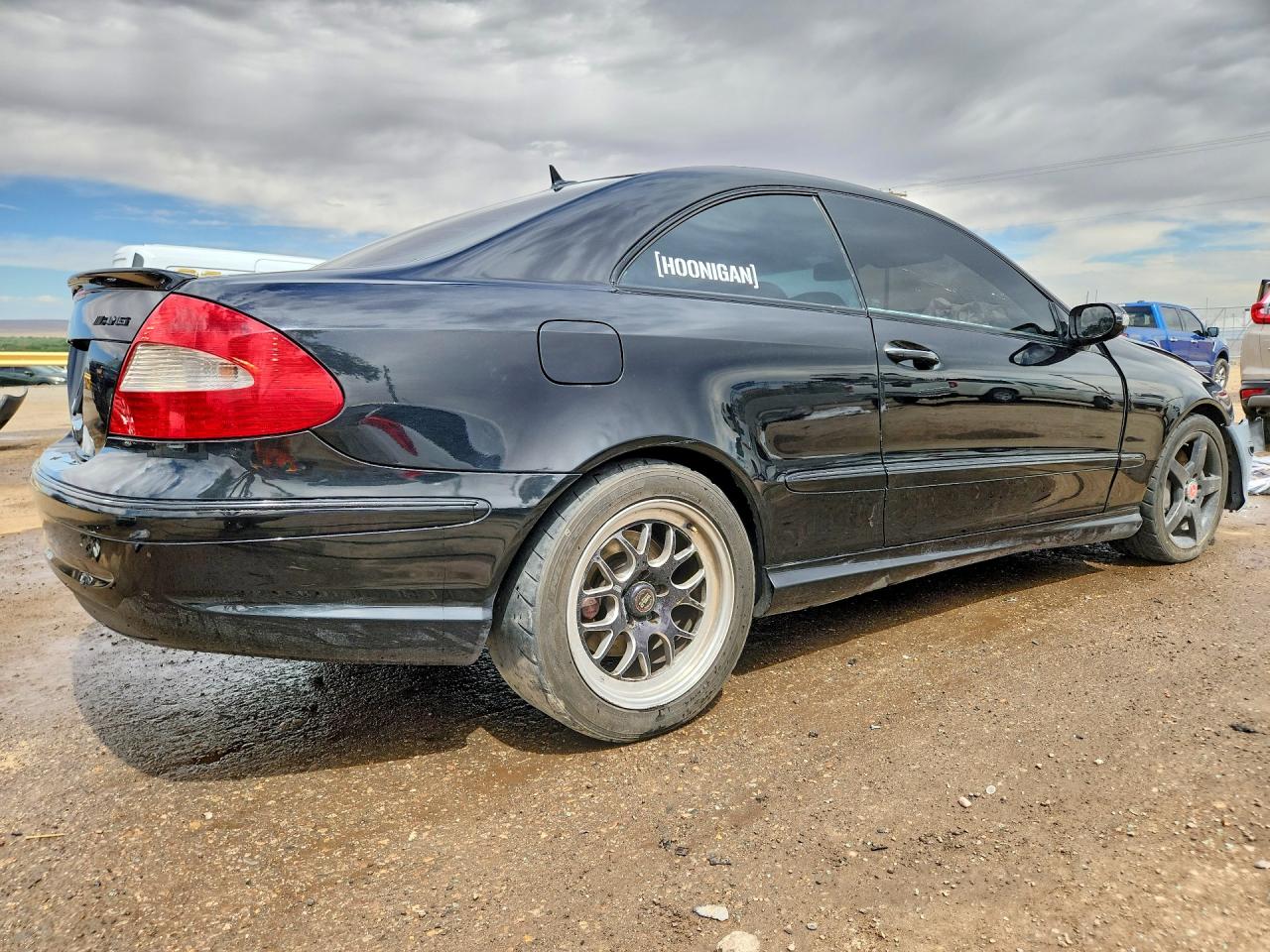 2007 Mercedes-benz Clk 550 Black vin: WDBTJ72H37F217800
