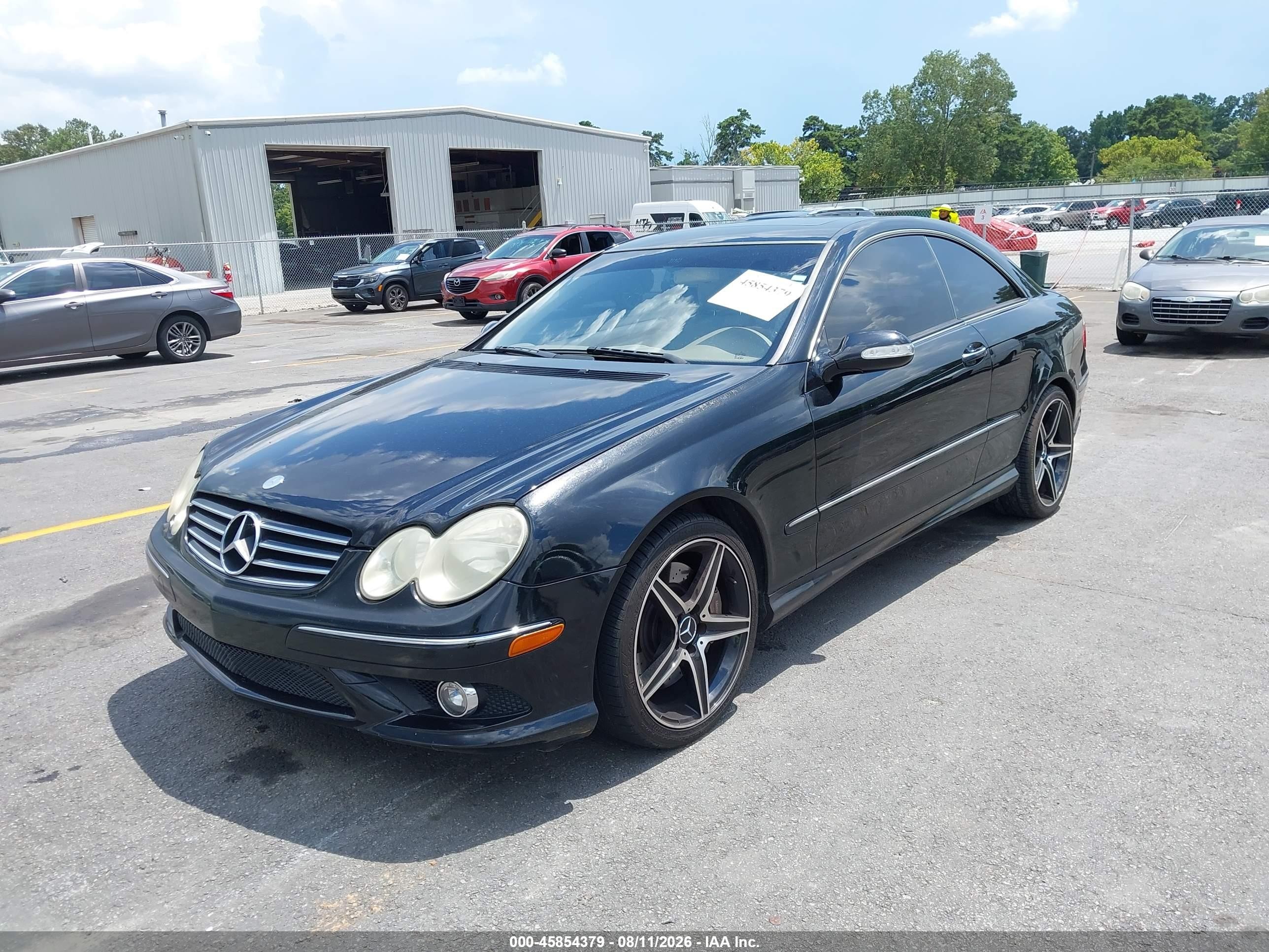 2008 Mercedes-benz Clk 550 Черный vin: WDBTJ72H48F240729