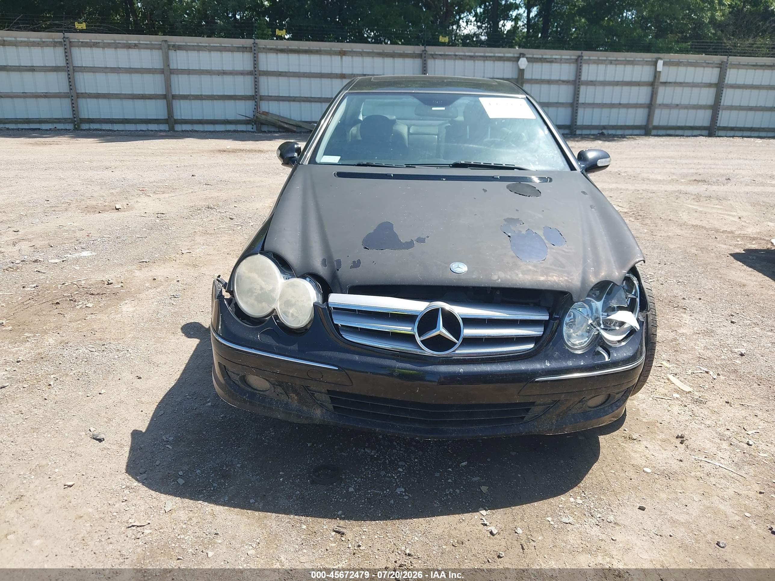 2008 Mercedes-benz Clk 550   Черный vin: WDBTJ72H88F252530