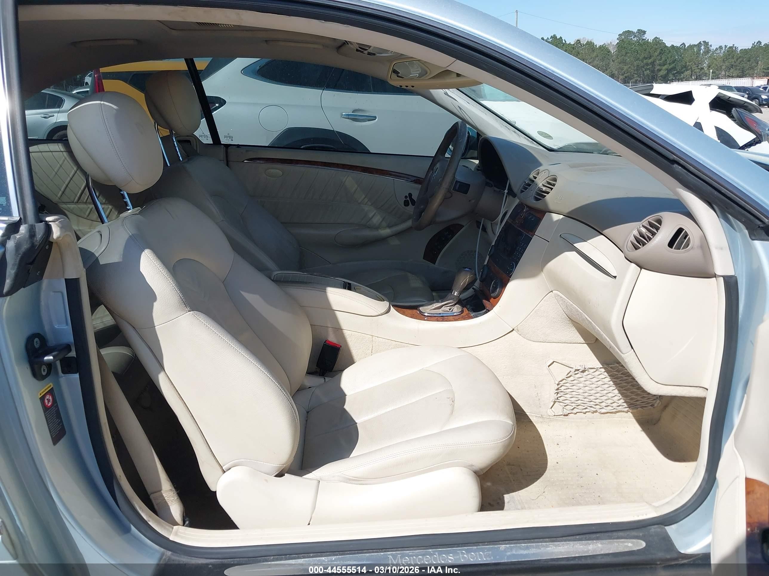2006 Mercedes-benz Clk 500   Blue vin: WDBTJ75H96F178706