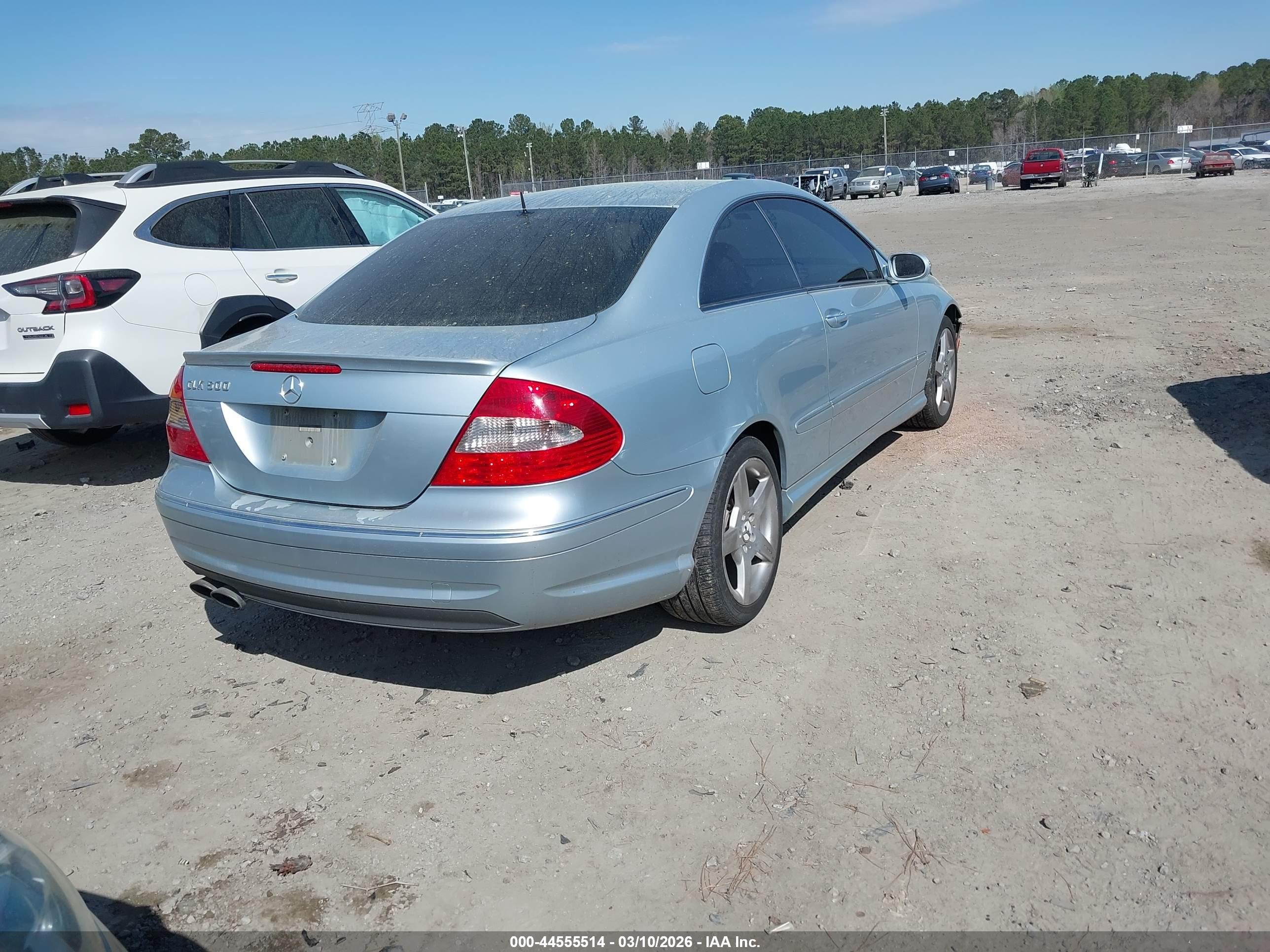 2006 Mercedes-benz Clk 500   Blue vin: WDBTJ75H96F178706