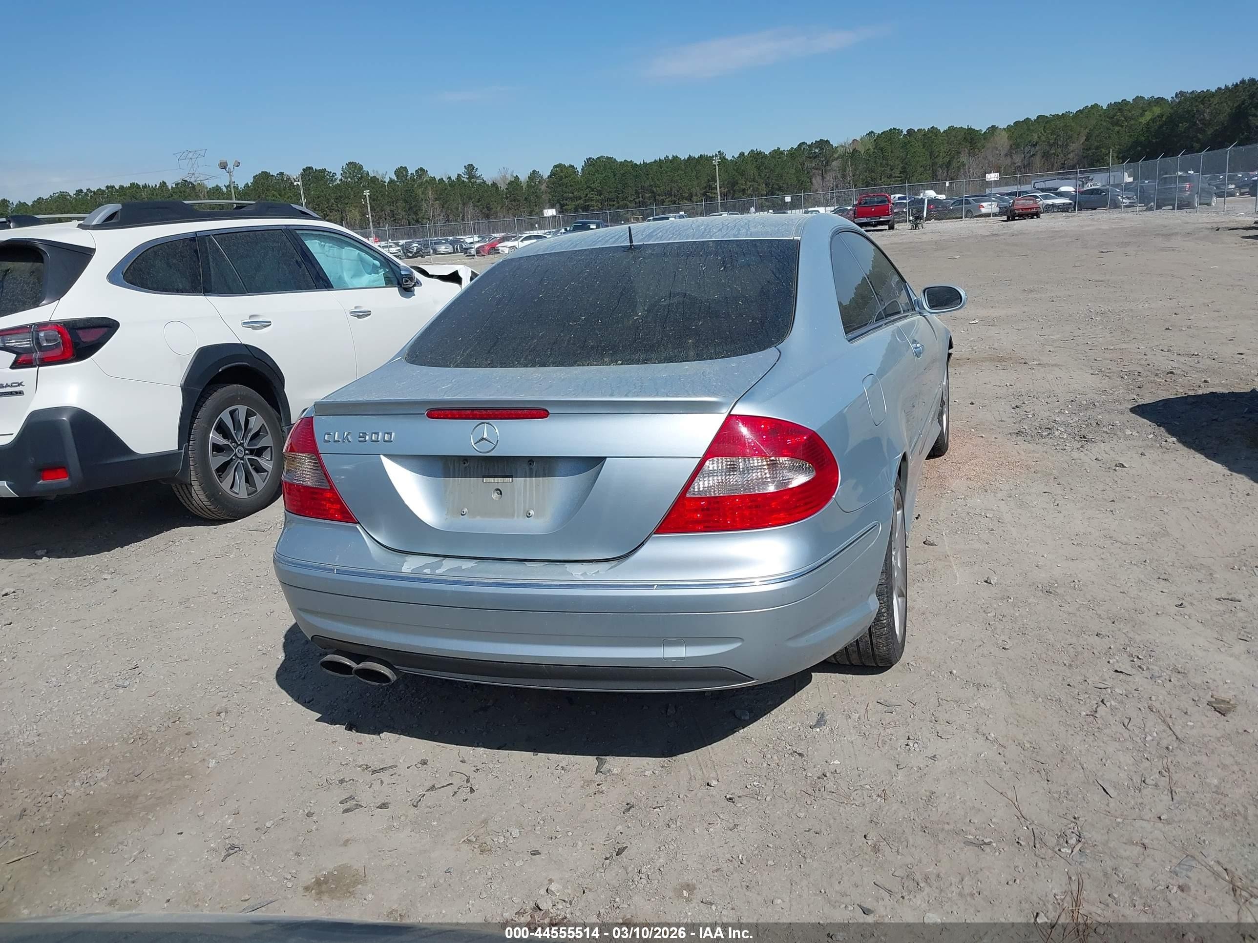 2006 Mercedes-benz Clk 500   Blue vin: WDBTJ75H96F178706