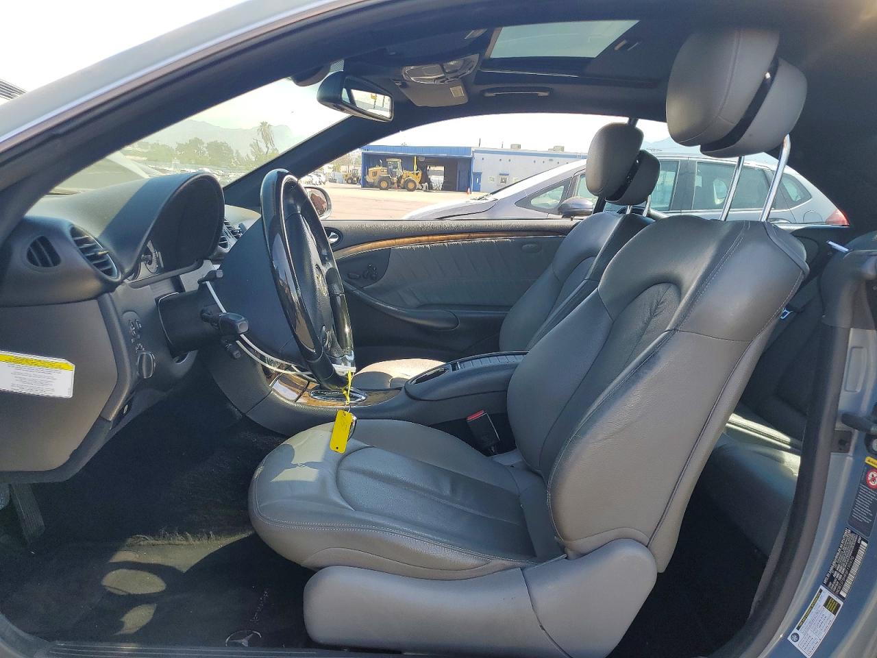 2006 Mercedes-benz Clk 500 Silver vin: WDBTJ75H96F190970