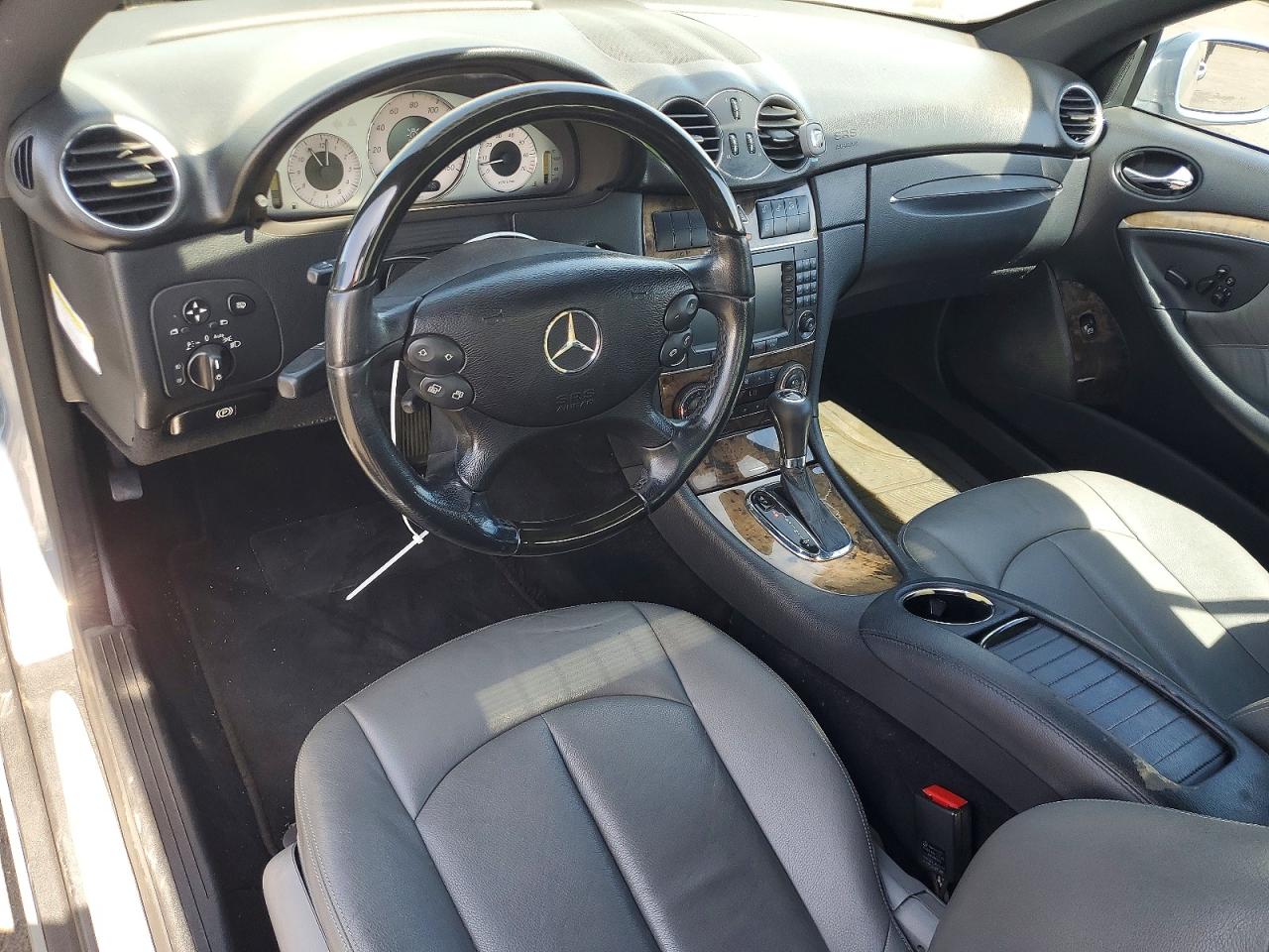 2006 Mercedes-benz Clk 500 Silver vin: WDBTJ75H96F190970