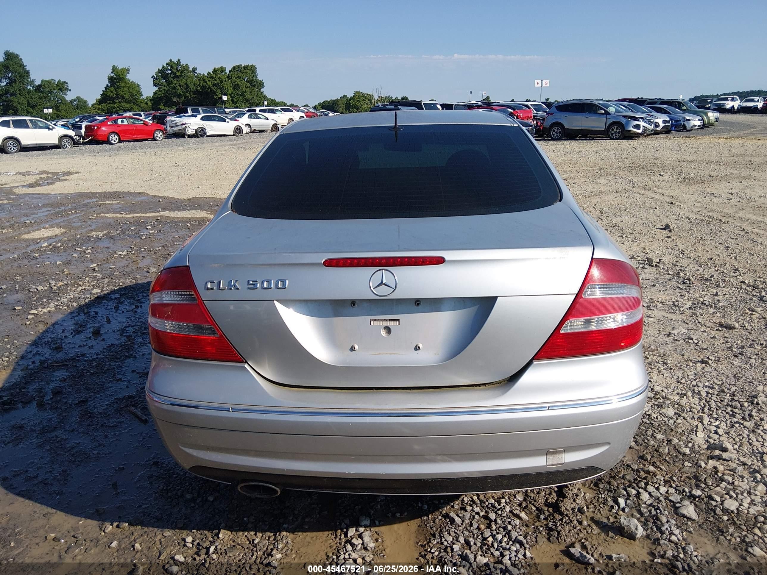 2003 Mercedes-benz Clk 500 Silver vin: WDBTJ75J03F053799