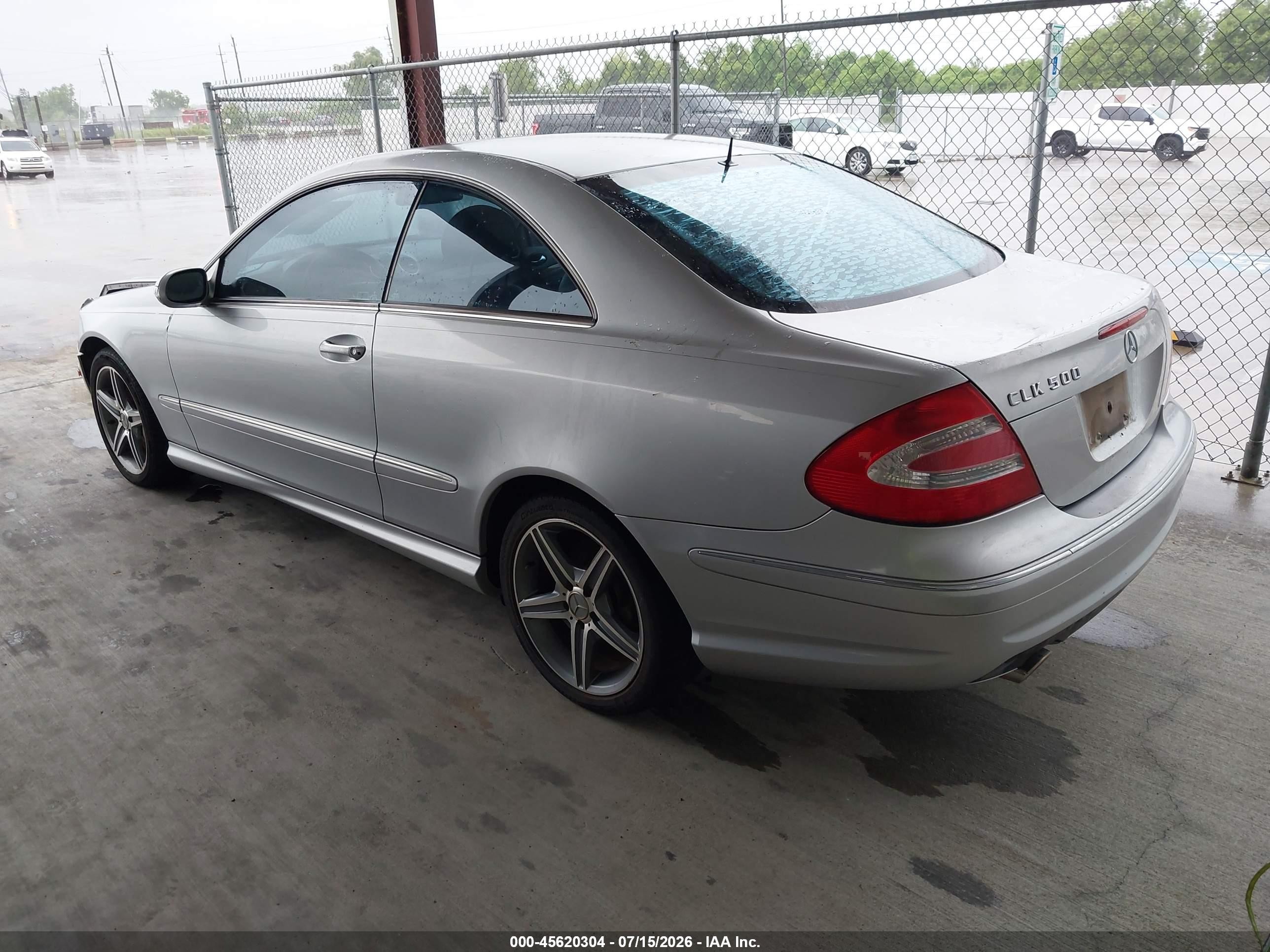 2004 Mercedes-benz Clk 500   Silver vin: WDBTJ75J14F075294
