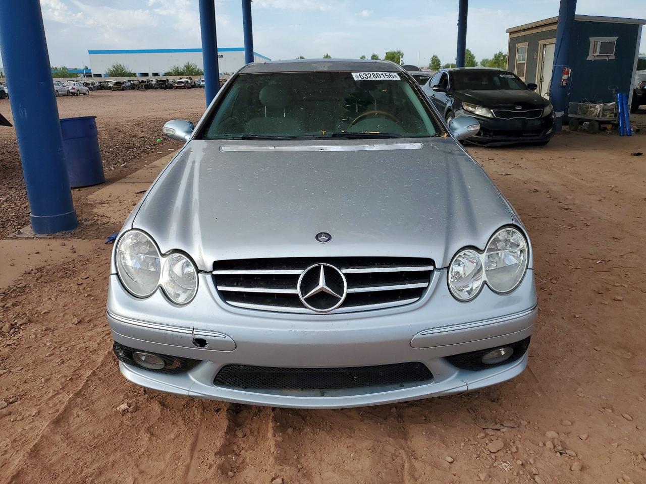 2005 Mercedes-benz Clk Silver vin: WDBTJ75J15F149346