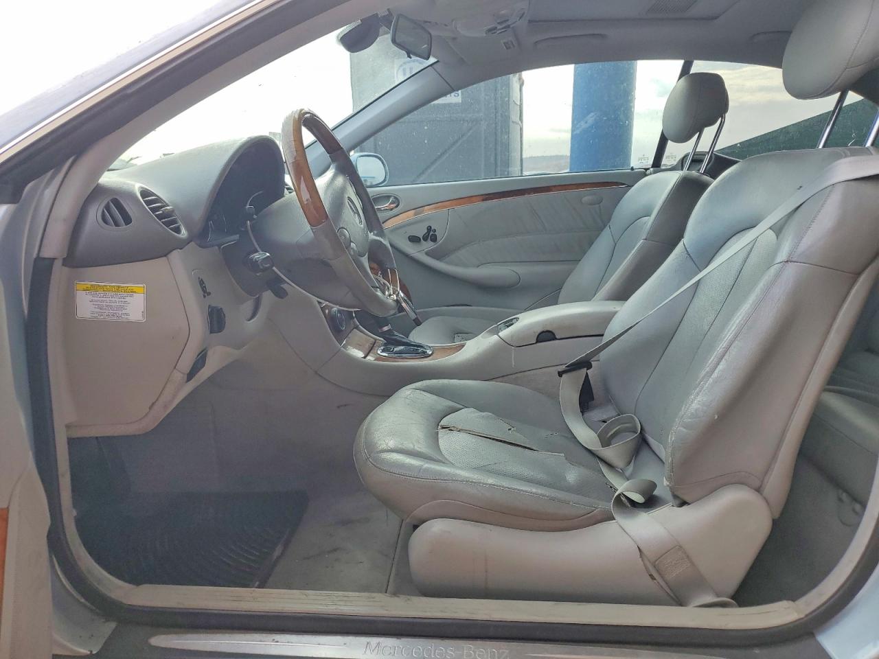 2005 Mercedes-benz Clk Silver vin: WDBTJ75J15F149346