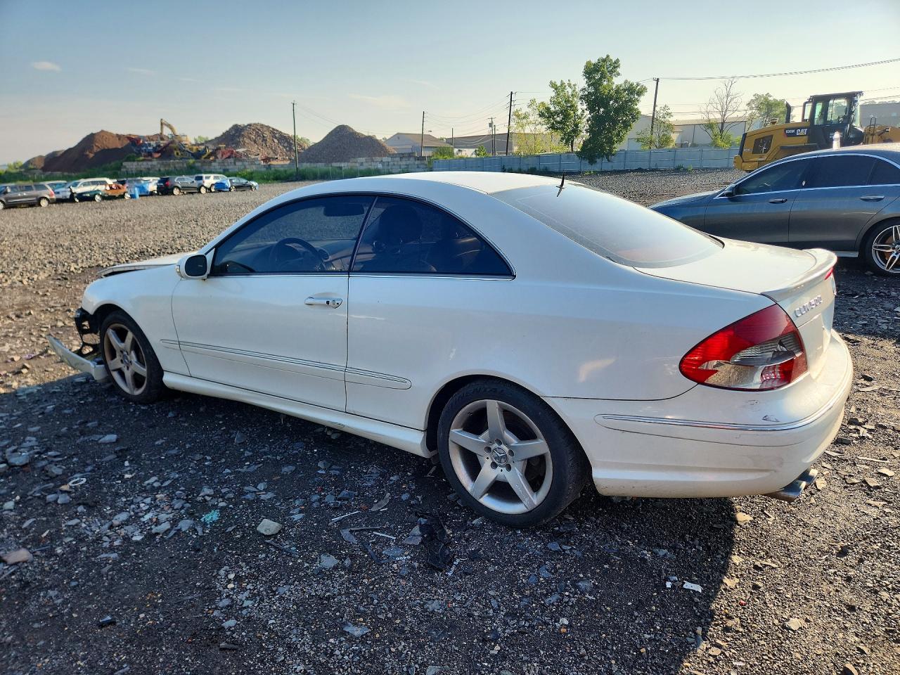 2006 Mercedes-benz Clk White vin: WDBTJ75J16F168576