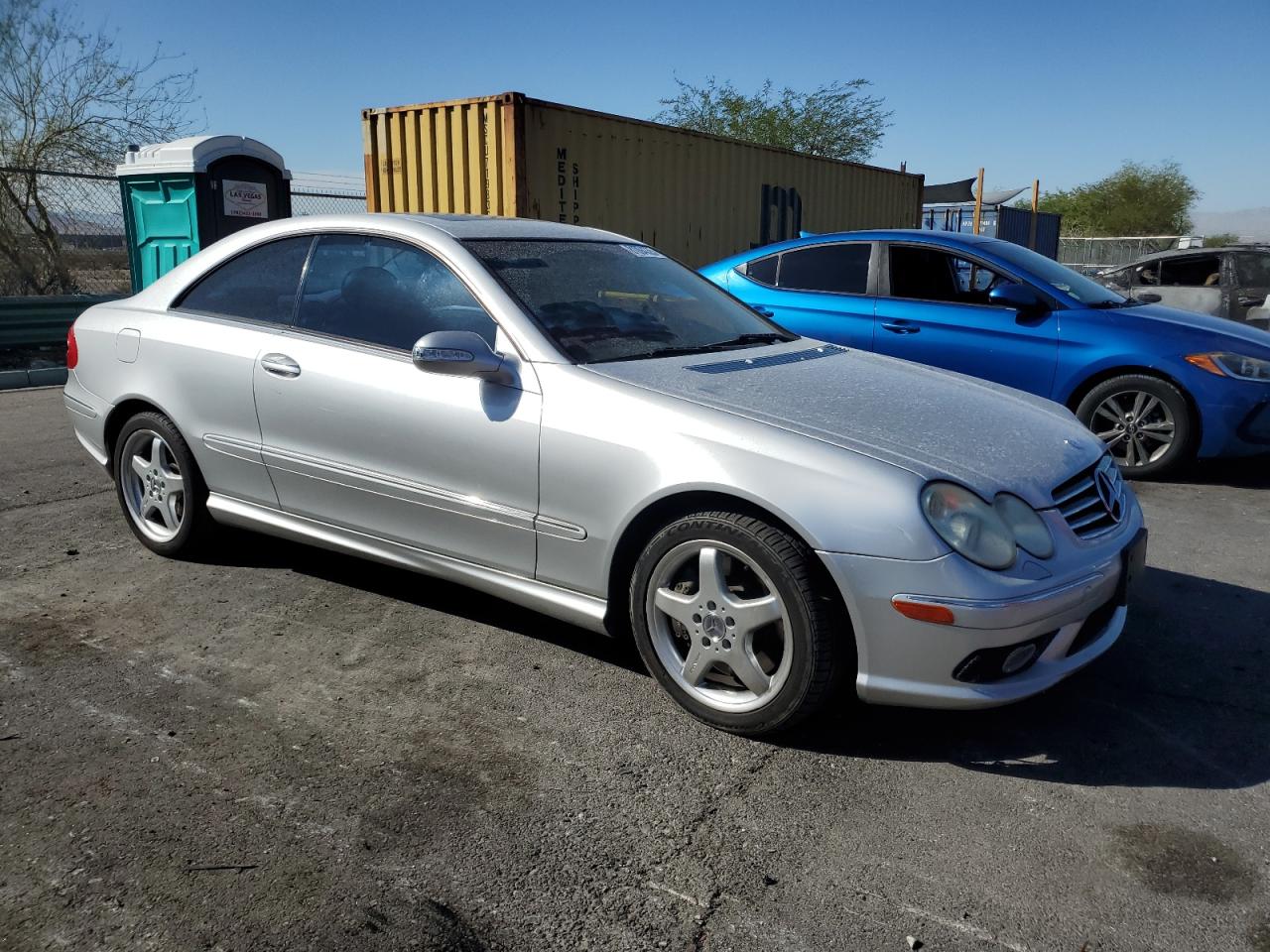 2003 Mercedes-benz Clk 500 Серебряный vin: WDBTJ75J23F058261