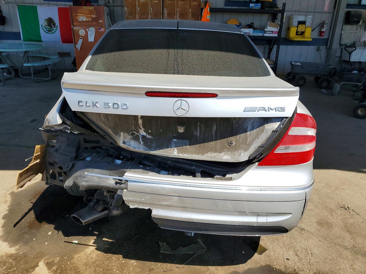 2005 Mercedes-benz Clk 500 Silver vin: WDBTJ75J25F129168
