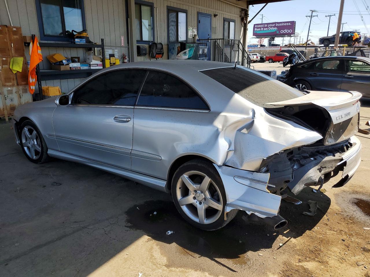 2005 Mercedes-benz Clk 500 Silver vin: WDBTJ75J25F129168
