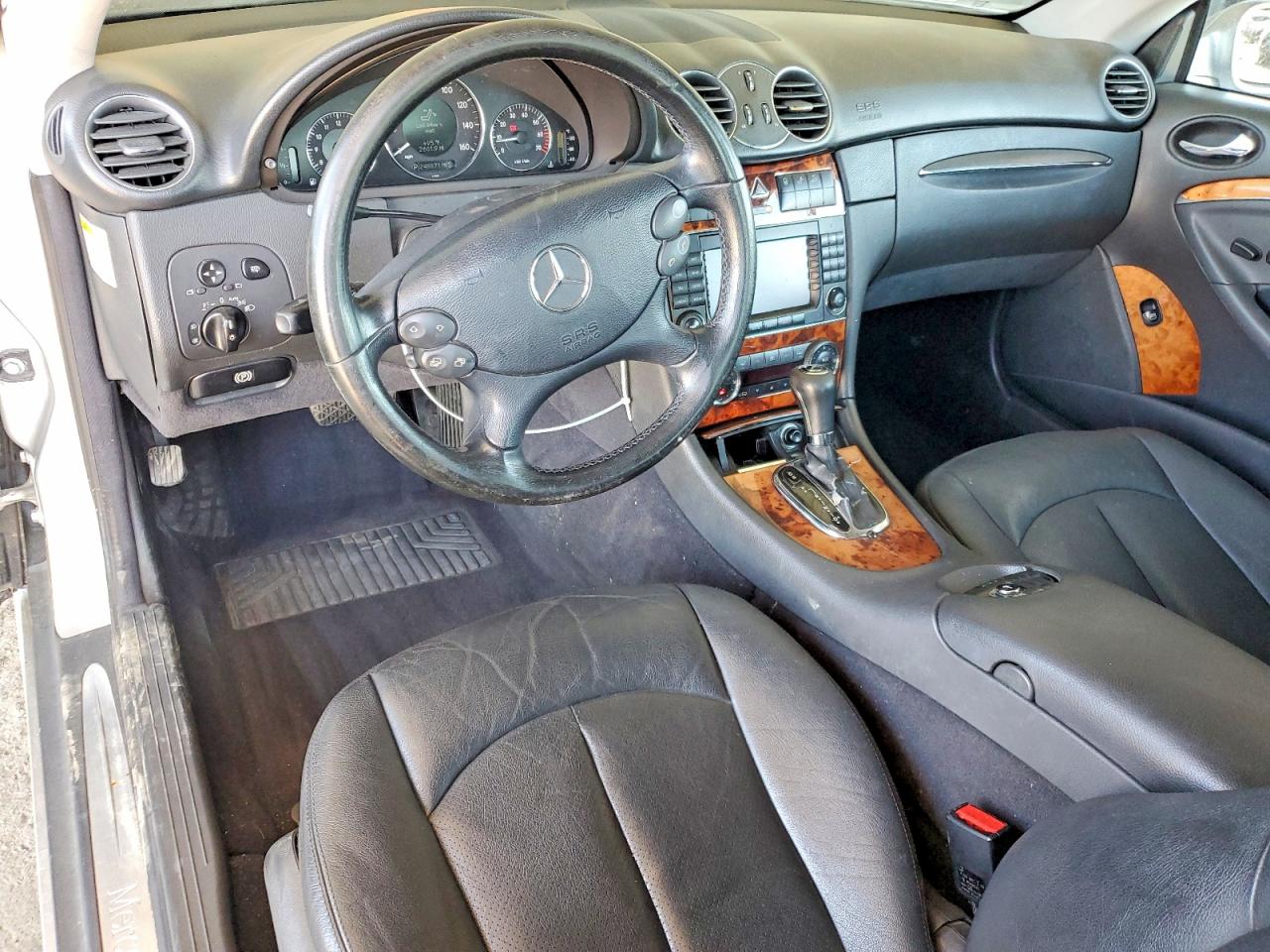 2005 Mercedes-benz Clk 500 Silver vin: WDBTJ75J25F129168