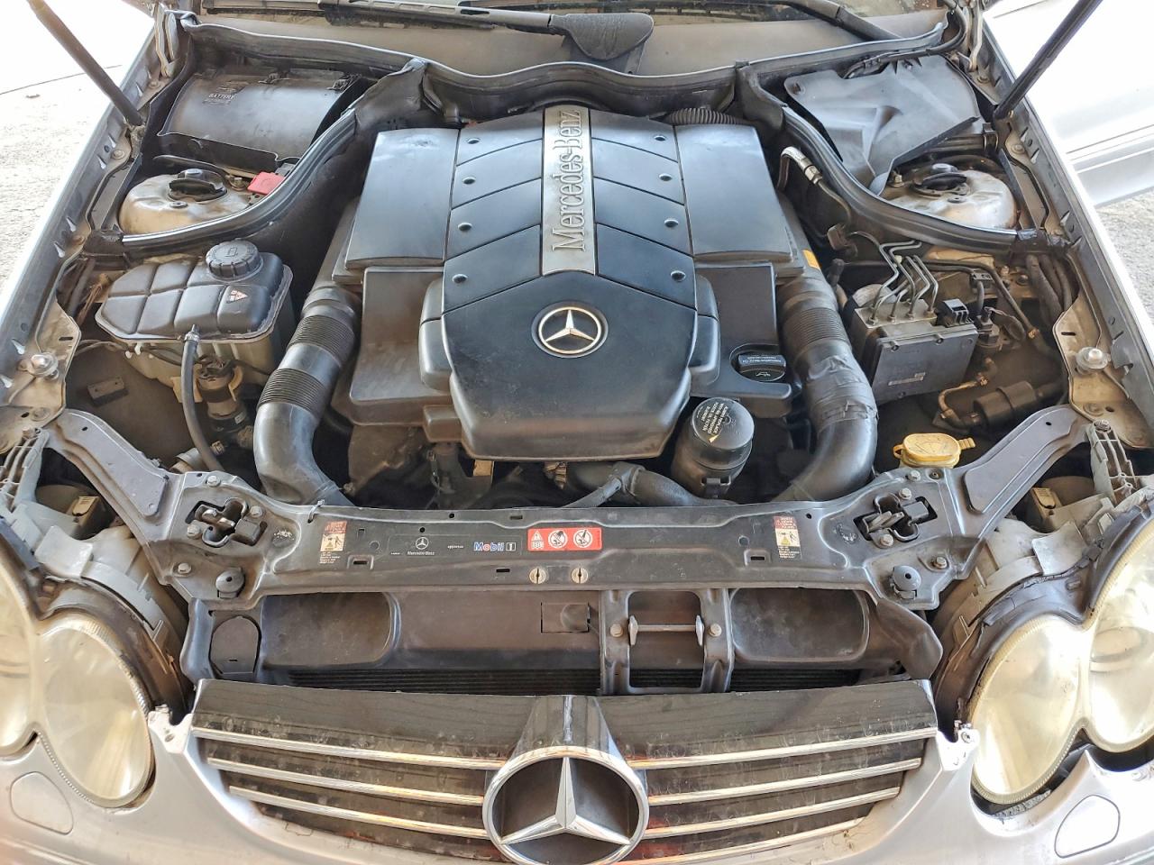 2005 Mercedes-benz Clk 500 Silver vin: WDBTJ75J25F129168