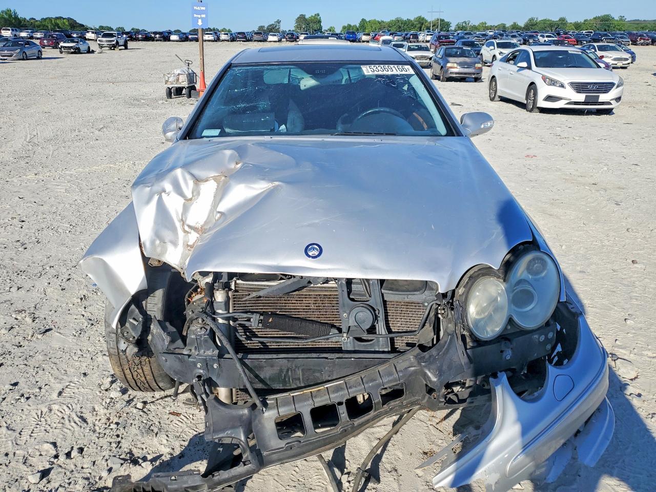 2003 Mercedes-benz Clk 500 Серебряный vin: WDBTJ75J33F058804