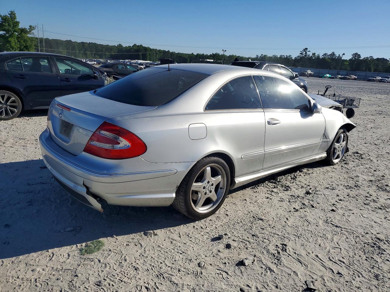 2003 Mercedes-benz Clk 500 Серебряный vin: WDBTJ75J33F058804