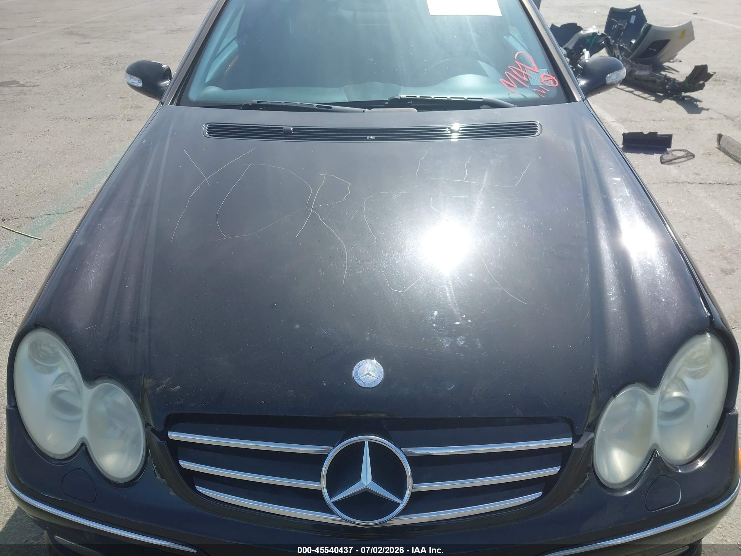 2003 Mercedes-benz Clk 500   Black vin: WDBTJ75J43F018571