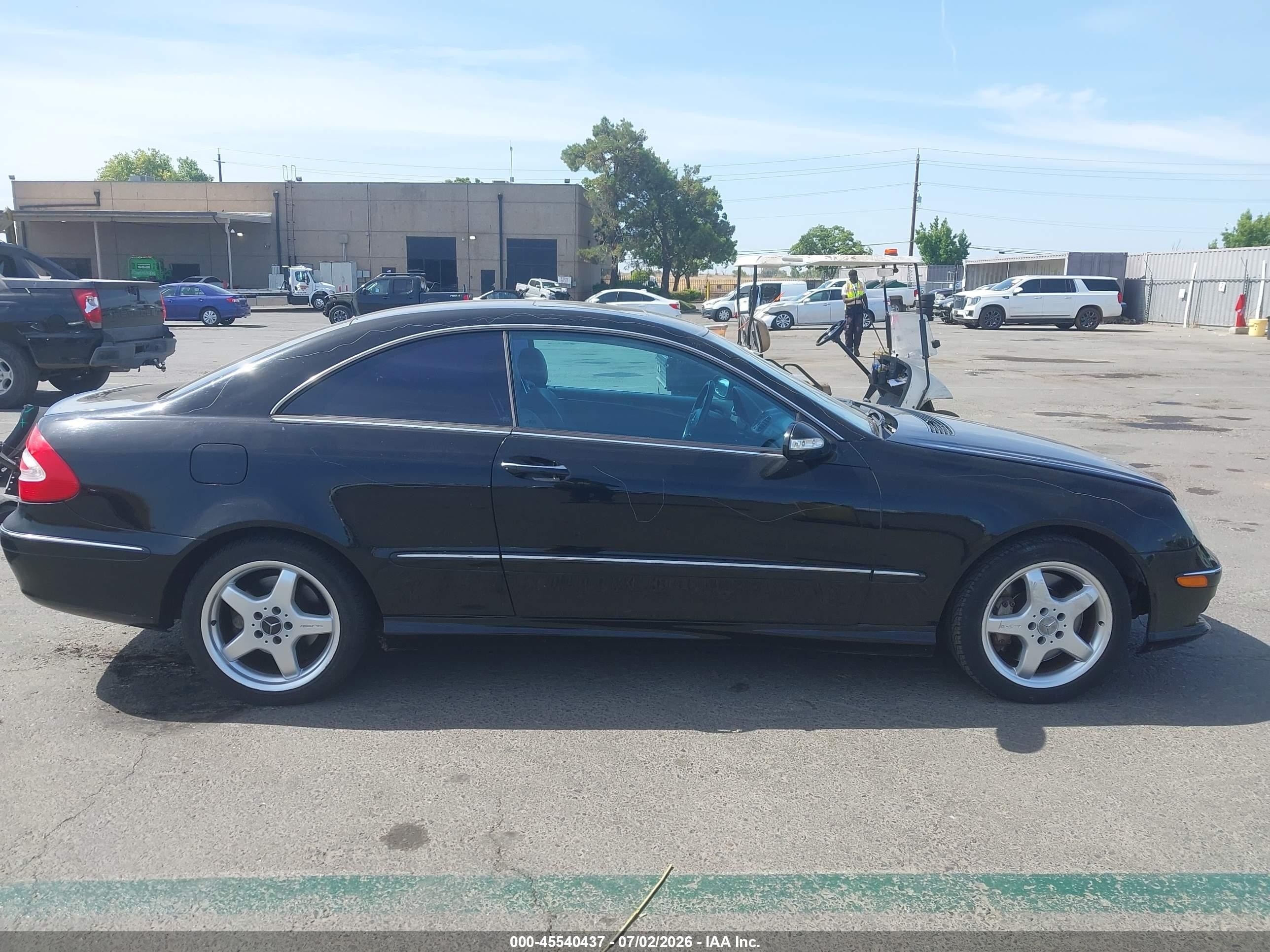 2003 Mercedes-benz Clk 500   Black vin: WDBTJ75J43F018571