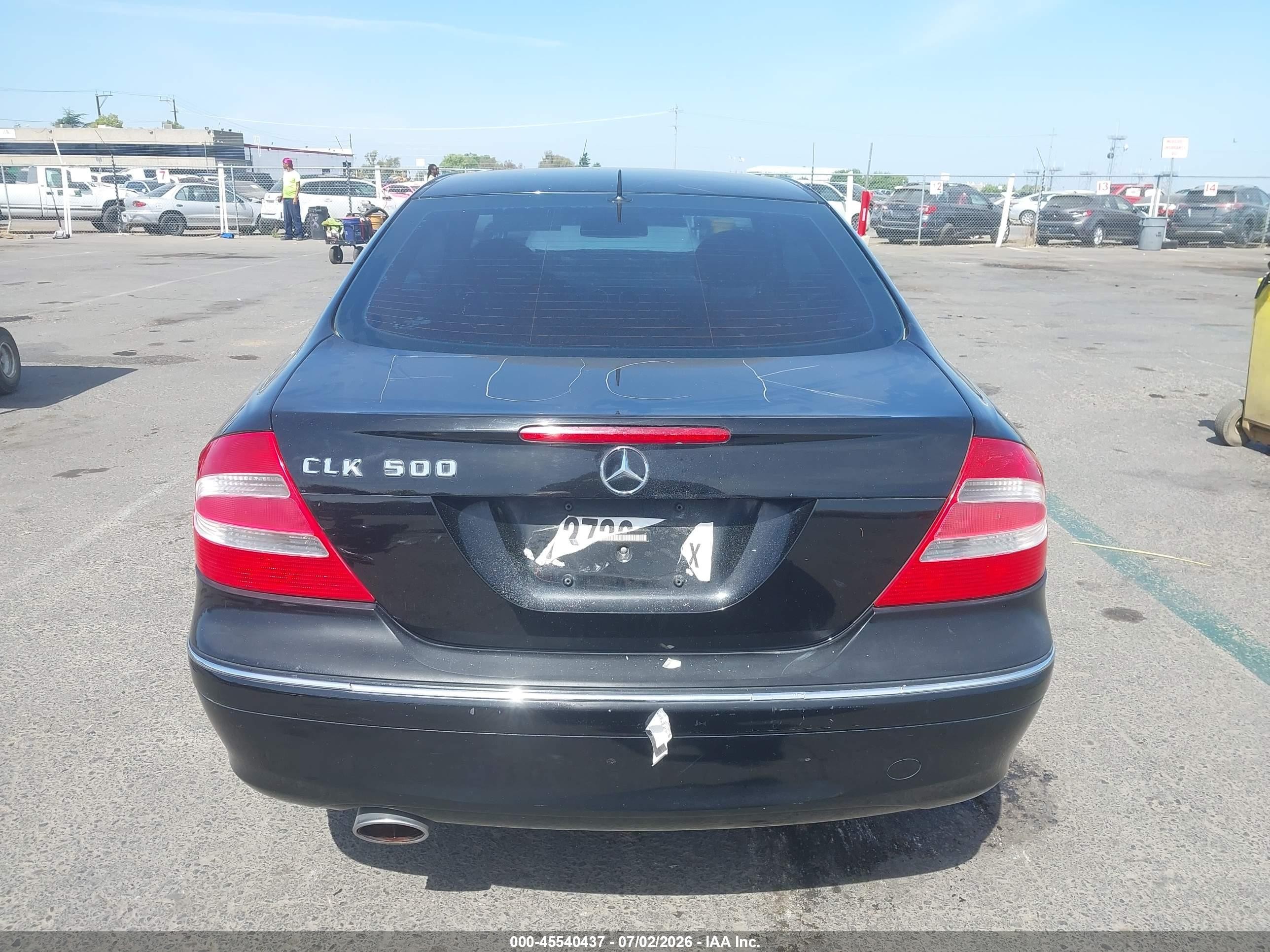 2003 Mercedes-benz Clk 500   Black vin: WDBTJ75J43F018571