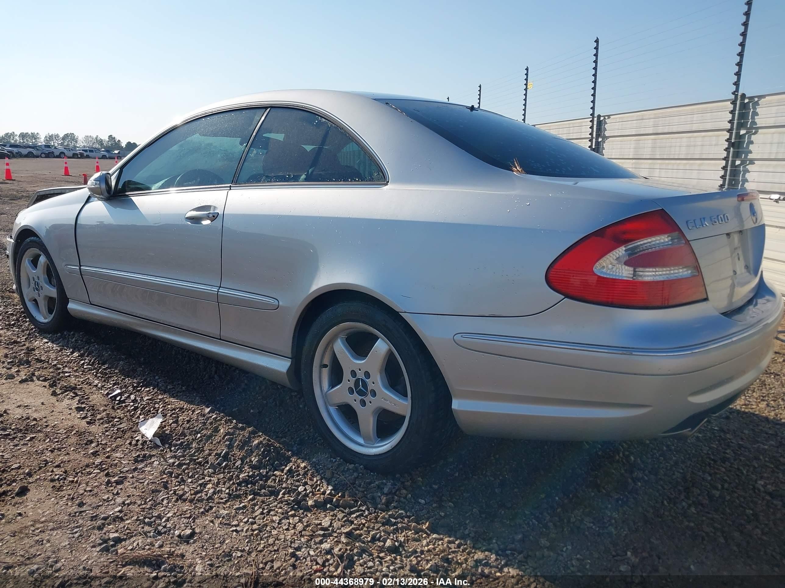 2003 Mercedes-benz Clk 500   Silver vin: WDBTJ75J43F041722