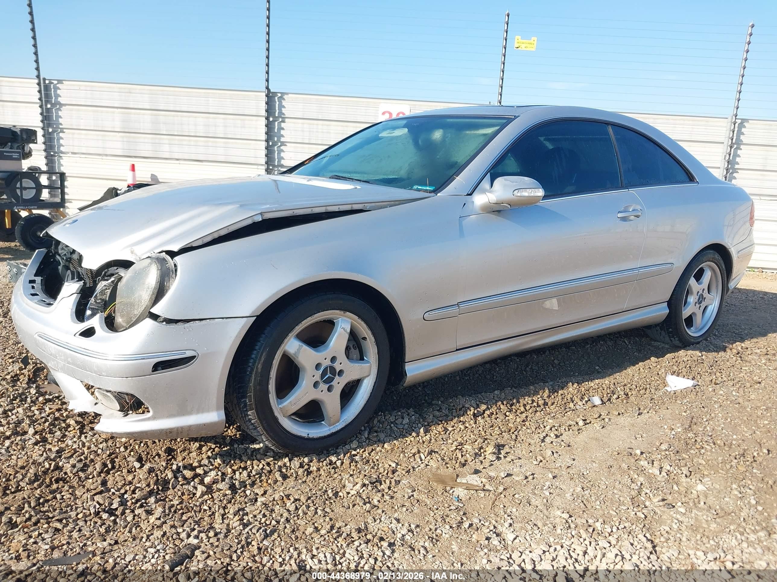 2003 Mercedes-benz Clk 500   Silver vin: WDBTJ75J43F041722