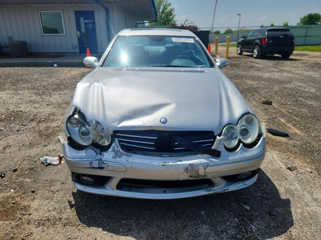 2003 Mercedes-benz Clk 500 Silver vin: WDBTJ75J53F041082