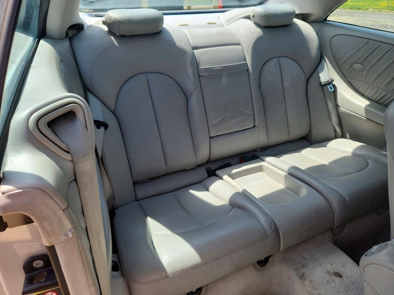 2003 Mercedes-benz Clk 500 Silver vin: WDBTJ75J53F041082