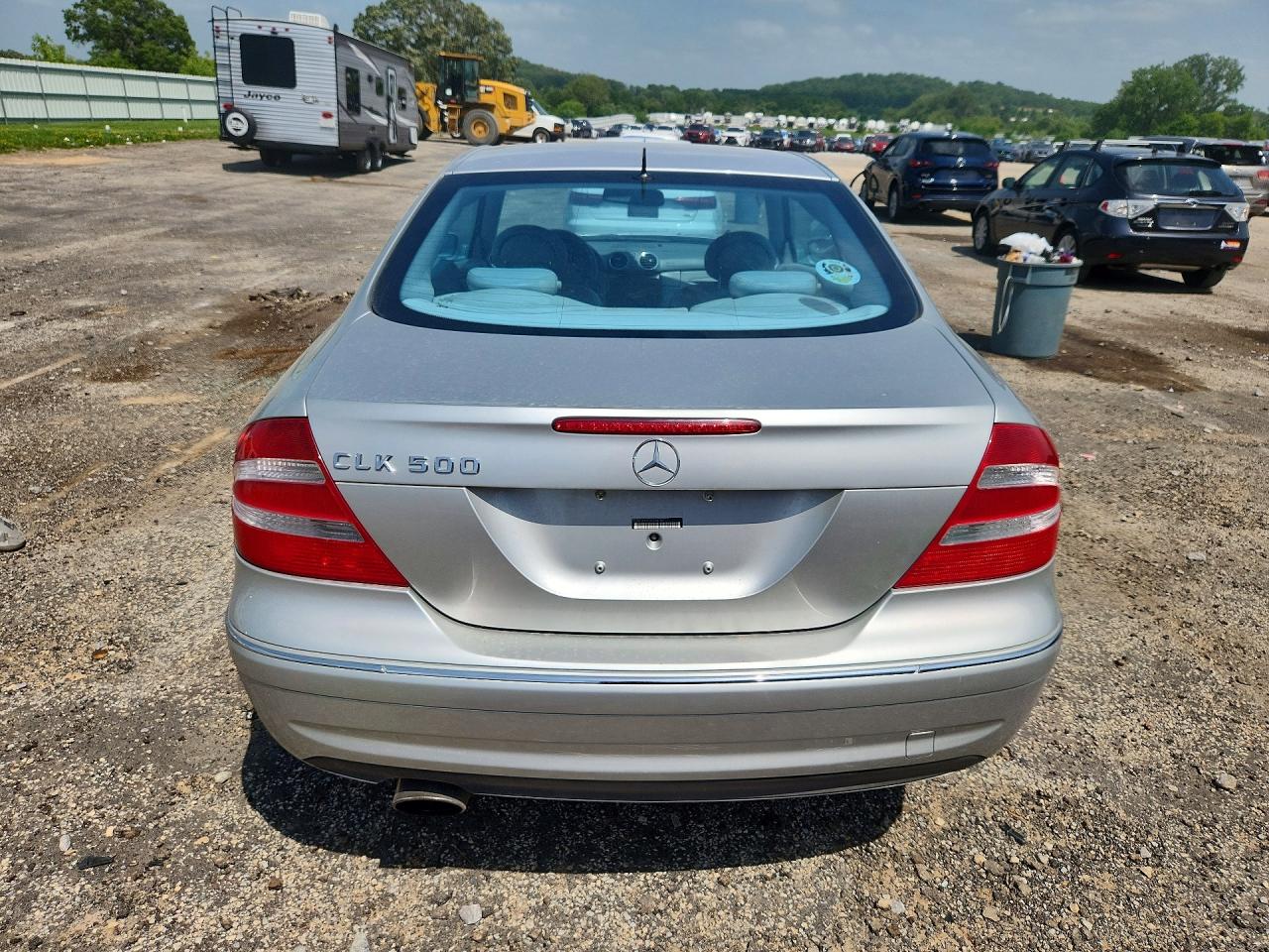2003 Mercedes-benz Clk 500 Silver vin: WDBTJ75J53F041082
