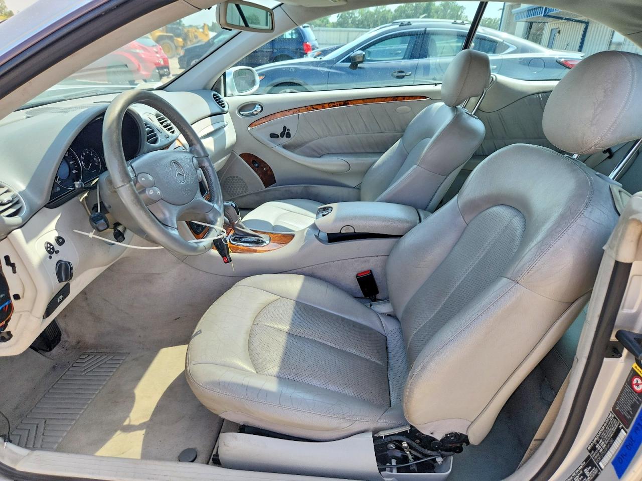 2003 Mercedes-benz Clk 500 Silver vin: WDBTJ75J53F041082