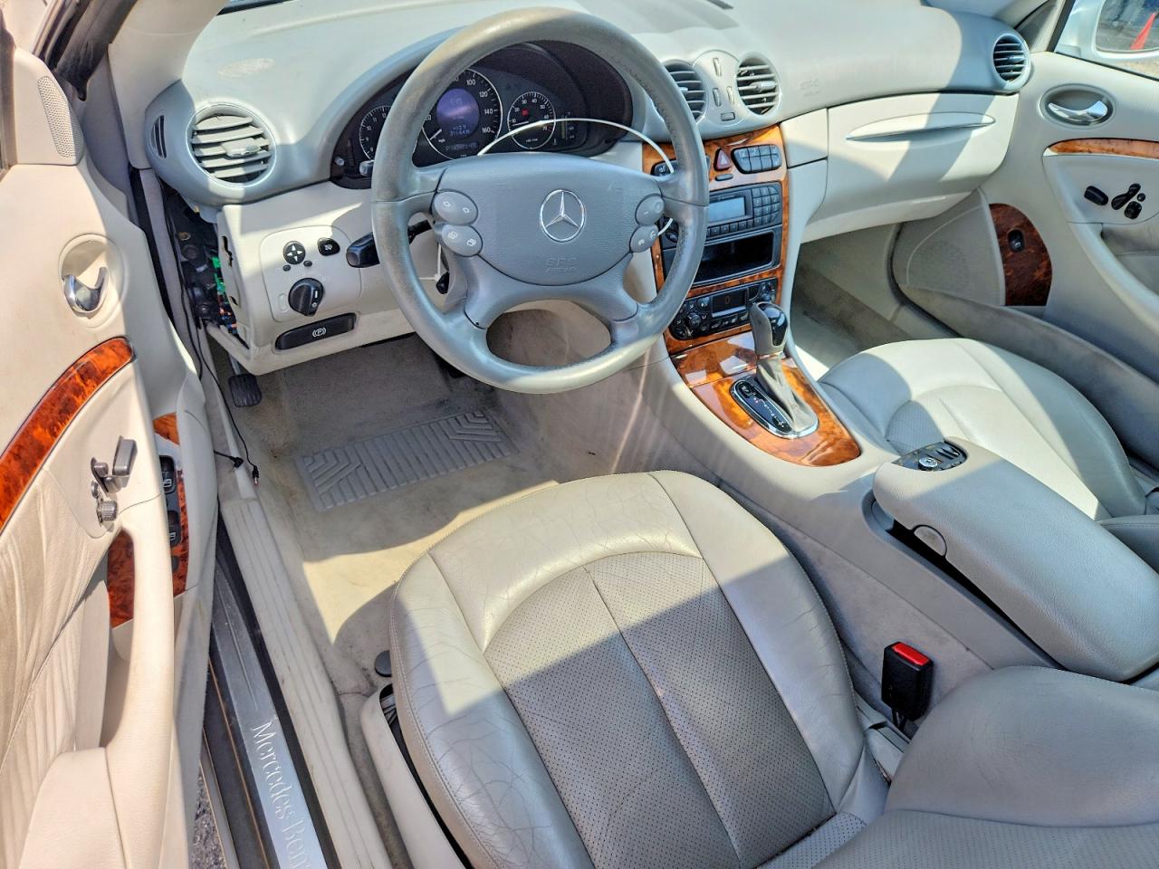 2003 Mercedes-benz Clk 500 Silver vin: WDBTJ75J53F041082