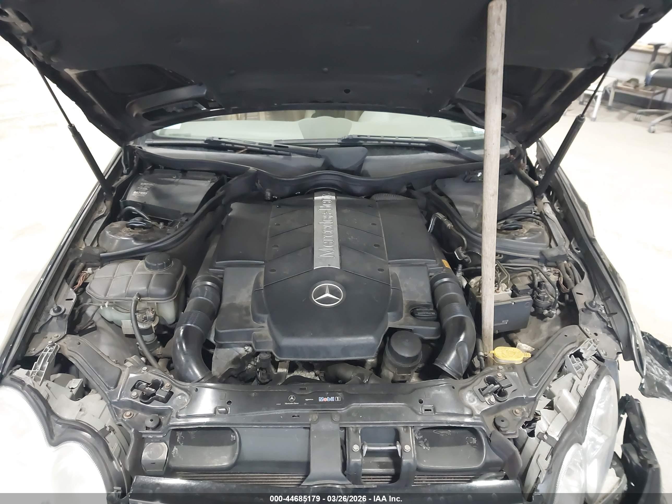 2003 Mercedes-benz Clk 500   Black vin: WDBTJ75J63F033363