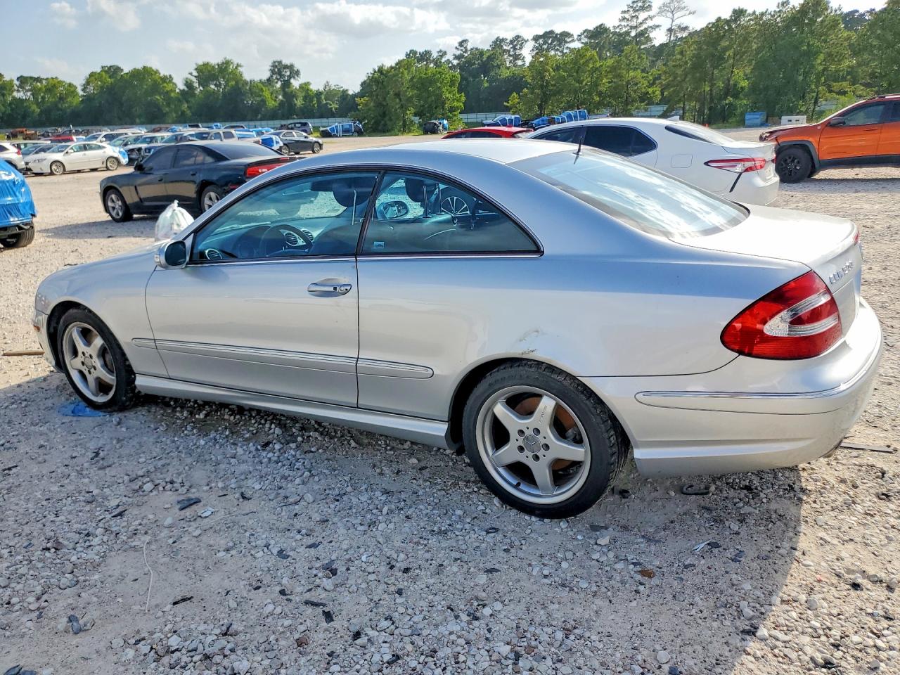 2003 Mercedes-benz Clk 500 Silver vin: WDBTJ75J63F051636
