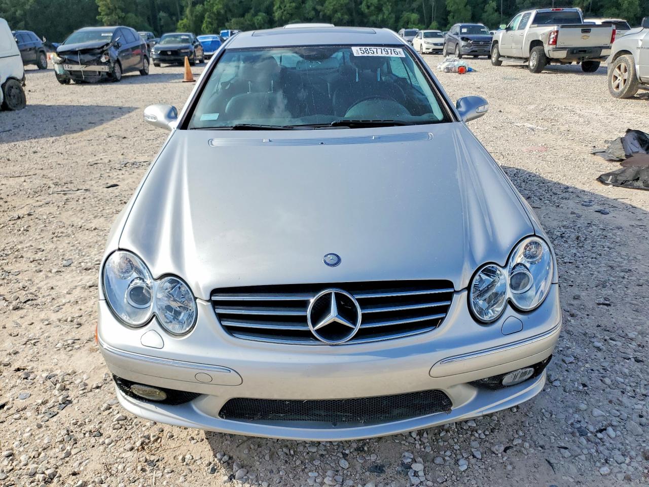 2003 Mercedes-benz Clk 500 Silver vin: WDBTJ75J63F051636