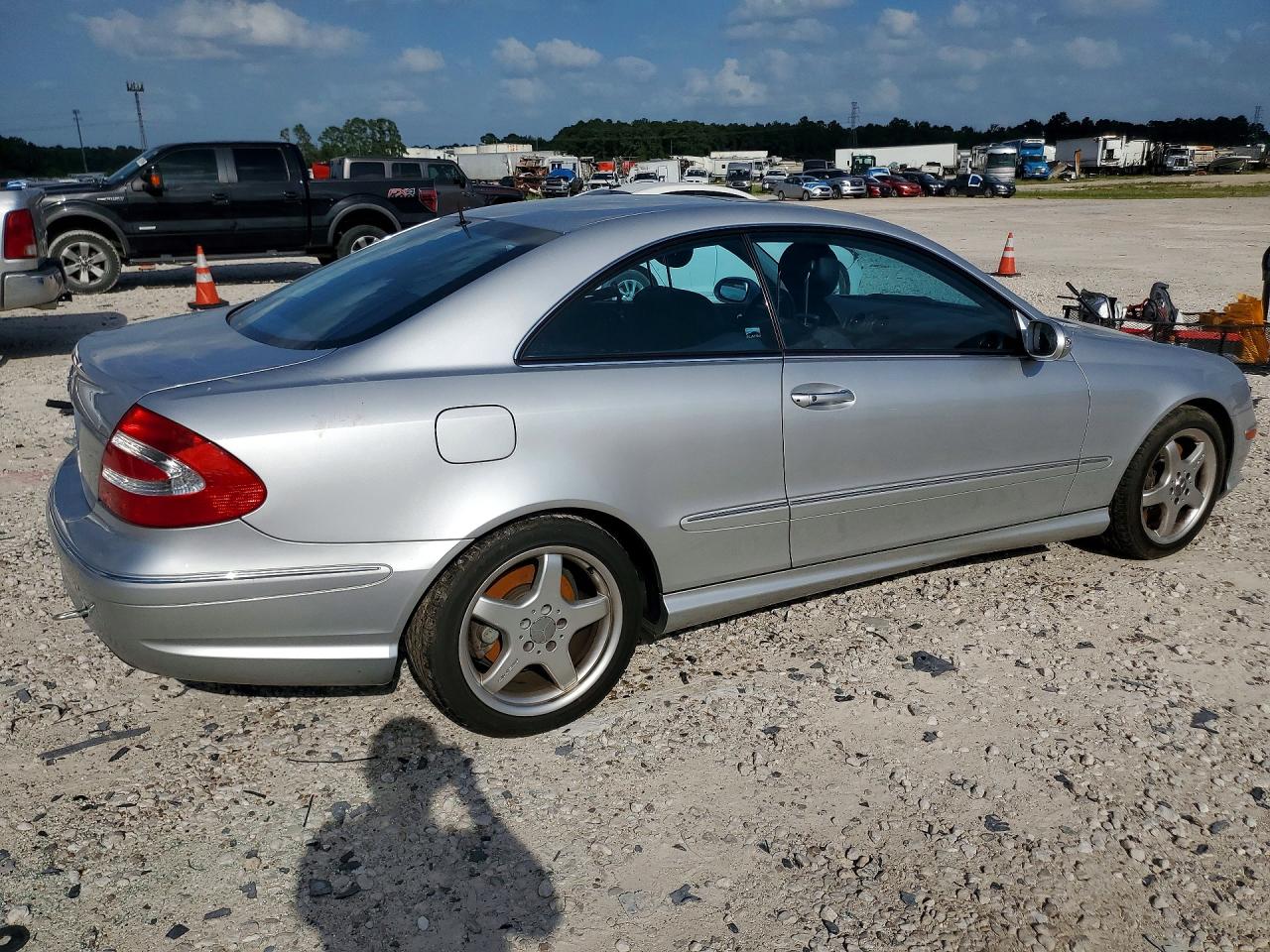 2003 Mercedes-benz Clk 500 Silver vin: WDBTJ75J63F051636