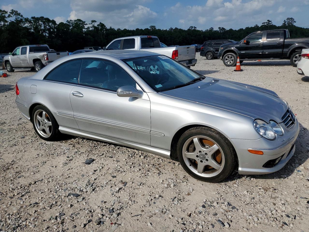 2003 Mercedes-benz Clk 500 Silver vin: WDBTJ75J63F051636