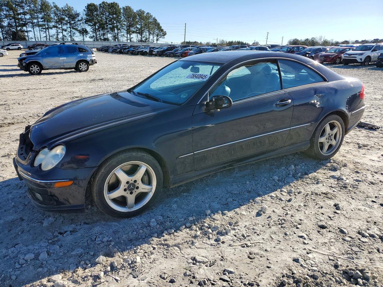2003 Mercedes-benz Clk 500 Синий vin: WDBTJ75J73F029726
