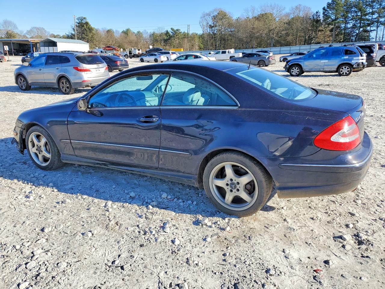 2003 Mercedes-benz Clk 500 Blue vin: WDBTJ75J73F029726