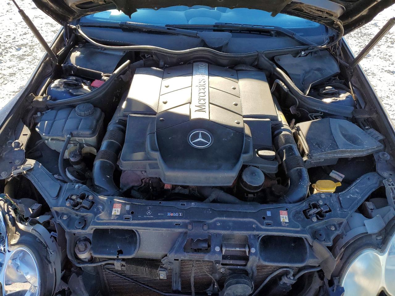 2003 Mercedes-benz Clk 500 Blue vin: WDBTJ75J73F029726