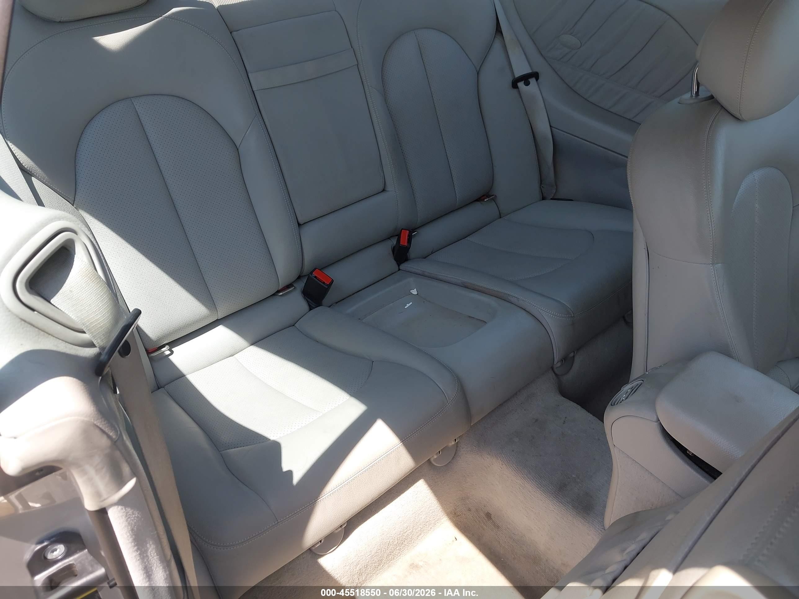 2003 Mercedes-benz Clk 500   Silver vin: WDBTJ75J83F053310